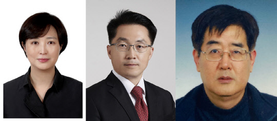 문재인 대통령이 2일 청와대 내 비서진에 대한 인사를 단행했다. 왼쪽부터 고주희 청와대 디지털소통센터장 이호준 산업정책비서관, 전효관 문화비서관. 청와대 제공.